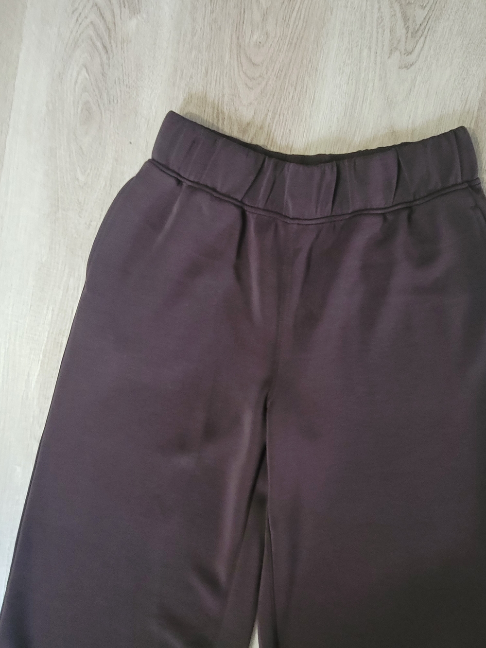 Yogalicious Wash Softlite Elara Wide Leg Pants M Brown Cropped Culotte Yoga Soft - Picture 5 of 13